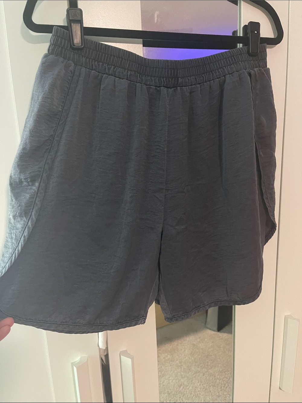 Urban Outfitters Men's Athletic Shorts in Charcoal